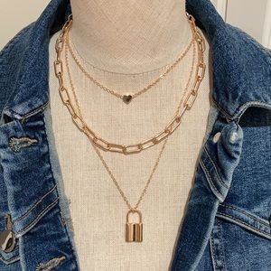 2 for $30 Fashion Jewelry Chain Necklace 3pcs